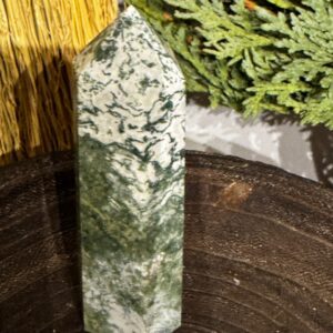 Moss agate tower