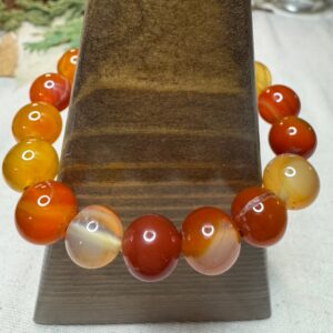10 mm carnelian bracelet