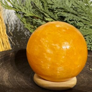 Orange Calcite Sphere