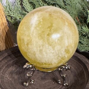 Large Lemon Quartz Sphere