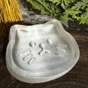 Selenite Cat Tray