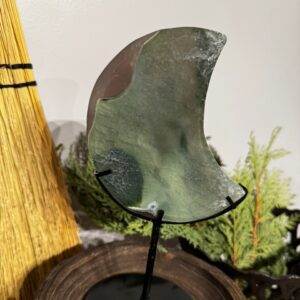 Agate Moon with Stand