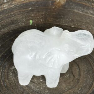 Clear Quartz Elephant