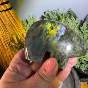 Labradorite Bear