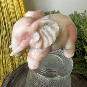 Pink Opal Elephant