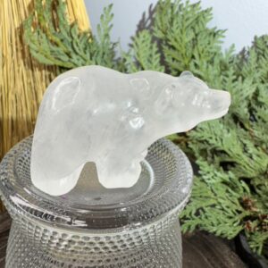 Clear Quartz Bear