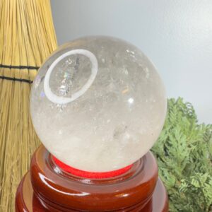 Large Clear Quartz Sphere
