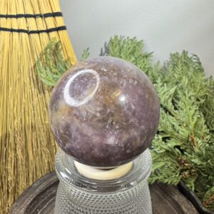 Lepidolite Sphere