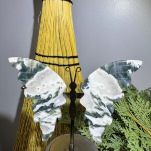 Moss Agate Butterfly