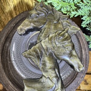 Gold Obsidian Horse