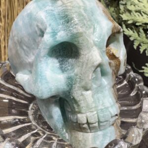 Hemimorphite Skull
