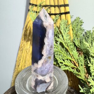 Blue Flower Agate