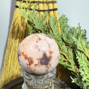 Blue Flower Agate Sphere