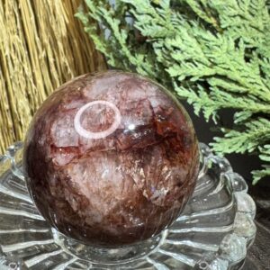 Fire Quartz Sphere