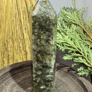 Green Tourmaline and mica