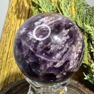 Amethyst with Scolecite