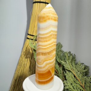 Orange Calcite Tower