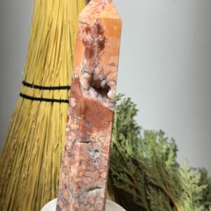 Large Cotton Candy Agate Tower