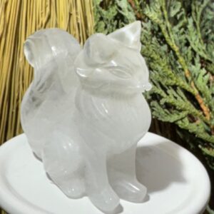 Clear Quartz Fox