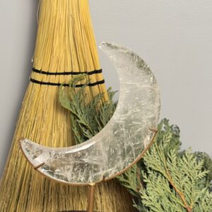 Clear Quartz Moon